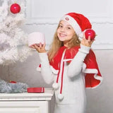 Swing Moving Santa Hat Warm And Skin-Friendly Christmas Hats Singing And Swinging Seasonal Decors For Parties New Year Eve