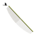 TAA Pet Grooming Comb Professional Sparse&Dense Double Teeth Crescent Comb Dog Comb Pet Accessories Cat Hair Open Knots Pet Tool