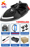 TESLAX 24000mAh GPS RC Fishing Bait Boat,500M Remote Control Fish Finder,2Kg Loading Automatic Cruise/Return/Route Correction