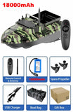 TESLAX 36000mAh 500M Distance,RC Fishing Bait Boat,2Kg Loading,Low Battery Alarm,2 High-Speed Motors, Resistant To Level 8 Winds
