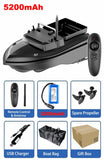TESLAX 36000mAh 500M Distance,RC Fishing Bait Boat,2Kg Loading,Low Battery Alarm,2 High-Speed Motors, Resistant To Level 8 Winds
