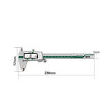 TOOLTOP ET50 150mm Digital Caliper Stainless Steel Fraction / MM / Inch 0.01mm High Precision for Mechanical Components Measure