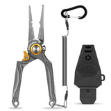TRUSCEND Fishing Pliers Upgraded Muti-Function Fishing Gear Hook Remover Resistant Harshest Salt Fishing Tools Gifts for Men