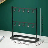 Table Iron Jewelry Earrings Hanger Necklace Hair Earrings Bracelet Display Rack Bracelet Display Rack Key Rack Storage