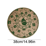 Table Mat Flower Golden PVC Placemat Hollow Insulation Coaster Pads Table Bowl Home Christmas Modern Style Decor Heat Resistant