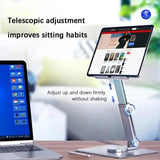 Tablet Stand Desktop Stand 360 Degree Rotation Multi-Angle Adjustable Height Foldable Stand for Xiaomi iPad Tablet Laptop