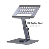 Tablet Stand Desktop Stand 360 Degree Rotation Multi-Angle Adjustable Height Foldable Stand for Xiaomi iPad Tablet Laptop