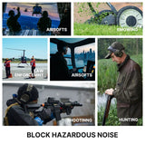 Tactical Electronic Shooting Ear Protection Impact Sound Amplification Anti-noise Earmuffs Hunting Ear Defender Outdoor Sport