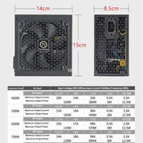 Thermaltake Dragon Series 550W Power Supply, 80 Plus White Certified, Computers Power Supply