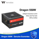 Thermaltake Dragon Series 550W Power Supply, 80 Plus White Certified, Computers Power Supply