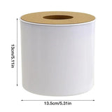 Tissue Box Cover For Table Modern Napkin Dispenser With Bamboo Lid Napkin Holder For Facial Tissues Napkins Tissue Papers Dryer