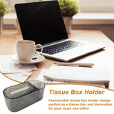 Tissue Box Cover Organizer Large Capacity Tissue Box Cover With Storage Compartment Household Storage Supplies For Dining Room