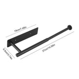 Tissue Paper Holder For Kitchen Expandable Paper Towel Rolls Rack Multi-Functional Thickened Wall Mounted Holder For Bathroom