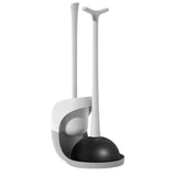 Toilet Brush And Holder Set No Dead-End Toilet Cleaning Plunger Sanitation Supplies For Shopping Mall Scenic Spot Home Hotel