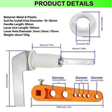 Toilet Flush Lever Zinc Alloy Angle Fitting Side Mount Toilet Wrench Replacement Old-Fashioned Toilet Supplies Bathroom Hardware