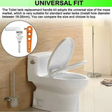 Toilet Flush Lever Zinc Alloy Angle Fitting Side Mount Toilet Wrench Replacement Old-Fashioned Toilet Supplies Bathroom Hardware