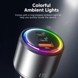 Toocki 175W USB Car Charger PD3.0 QC4.0 PPS Fast Charging Type C Car Phone Charger For iPhone 15 14 Pro Max Xiaomi Samsung S23