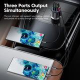 Toocki 175W USB Car Charger PD3.0 QC4.0 PPS Fast Charging Type C Car Phone Charger For iPhone 15 14 Pro Max Xiaomi Samsung S23
