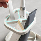 Toothbrush Organizer 3 Slots Bathroom Accessory Set Space-saving Toothpaste Caddy And Storage Organizer For Shower Kitchen Floss