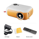 Transjee A10 MINI Projector Home Cinema Portable Theater 3D LED Videoprojector High Quality Beamer 4K 1080P Via HD Port Smart TV