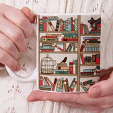 Travel Coffee Cup Coffee Mugs Ceramic Mug Librarian Bookworm Mugs Coffee Cup Funny Drinking Cup Tea Mug Book Lover Christmas