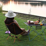 Travel Ultralight Folding Chair Superhard High Load Outdoor Camping Chair Portable Beach Hiking Picnic Seat Fishing Tool