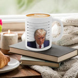 Trump Mugshot Cup 350ml Novelty Mug Cup With Trump Booking Party Photobooth Props For Cold Soda Water Milk Tea Milk Powder Soy
