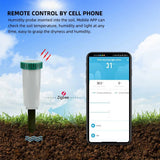 Tuya Smart Wifi Wireless Soil Temperature And Humidity Meter Soil Tester for Garden Lawn Water-Saving Agriculture Flowers