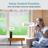 Tuya WiFi Smart Water Valve 1/2" 3/4" Garden Farm Automatic Irrigation 1-Way Water Sprinkler Timer with Alexa & Google Assistant