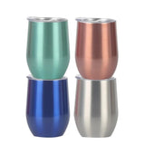U-shaped Egg Cup Double-layer Thermos Cup High Appearance Level Creative Simple Household Red Wine Glass Will Carry Cover Vacuum