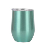 U-shaped Egg Cup Double-layer Thermos Cup High Appearance Level Creative Simple Household Red Wine Glass Will Carry Cover Vacuum