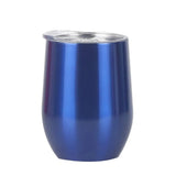 U-shaped Egg Cup Double-layer Thermos Cup High Appearance Level Creative Simple Household Red Wine Glass Will Carry Cover Vacuum