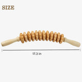 Massage Roller Wood Therapy Tool Handheld Cellulite Trigger Point Stick Lymphatic Drainage Anti Cellulite Muscle Release Roller