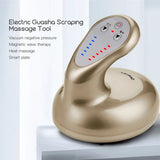 USB Rechargeable Body Guasha Scraping Massager Stimulate Acupoints Cup Suction Meridian Dredge Massage Therapy Slimming Device