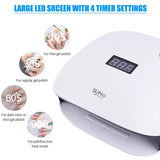 UV LED Nail Lamp For Manicure Gel Polish Nail Drying Lamp With Auto Sensor Fast Curing Nail Dryer UV Lamp For Manicure Salon