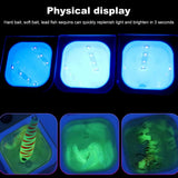 UV Lighter Accumulator Jig Soft Bait LED Flash Glow In Dark Operated Fishing Tackle Squid Light Charger For Sea Fishing Tool
