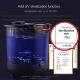 UV Sterilization Anti-leakage Electric Foot Bath Massage Automatic Heating Foot Soaking Bucket Barrel Foot Washing Bucket Gifts