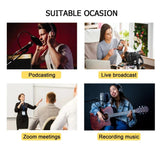 UX22 Audio Interface Soundkarte 24-Bit/192kHz Ad Converter, E-Gitarre Live-Aufnahme Profession Eller Studio-Gesang, Podcast