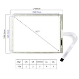 5 wire Resistive LCD Touch Panel Screen Panel Controller RS232 Serial Port