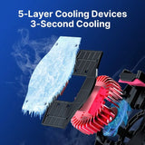 Ulanzi SK-06 Phone Clip with Cooling Radiator Livestreaming Set Smartphone Stand with 360° Rotation Ballhead Cooler Radiator