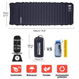 Ultralight Self-inflating Air Mattress Widen Sleeping Pad Splicing Inflatable Bed Beach Picnic Mat Camping Tent Air Cushion