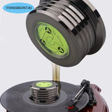 Universal 60Hz LP Vinyl Record Player Disc Turntable Stabilizer with Level Aluminum Alloy Weight Clamp Drop Shipping CN(Origin)