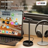Usb Wired Condenser Microphone Computer Desktop Conference External Live Streaming Laptop Voice Online Class Home Microphone