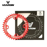 VIARON Folding Bike Chainwheel Positive Negative Tooth Bicycle Disc 34T/36T Aluminum Alloy for MTB Mountain Bike Parts