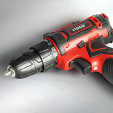 VVOSAI 16V Cordless Drill Electric Screwdriver Mini Wireless Power Driver DC Lithium-Ion Battery 3/8-Inch