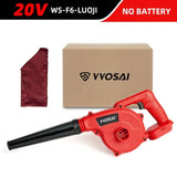 VVOSAI Cordless Leaf Blower Electric Air Blower Cordless Garden Tools For 18V Makita Lithium Battery