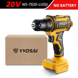 VVOSAI MT-SER 50NM Brushless Electric Drill 25+1 Torque Settings 2-Speeds Electric Power Screwdriver 20V Cordless Screwdriver