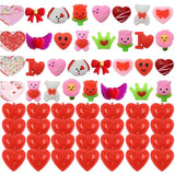 Valentine Day Mochi Squishy Toys Valentines Day Mochi Squishy Cute Toys With Hearts Box And Cards Kawaii Valentines Day Squeeze