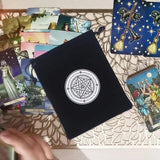 Velvet Tarots Card Storage Bag Oracle Card Witch Divination Accessories Drawstring Pouch Tarot Cards Supplies
