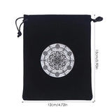 Velvet Tarots Card Storage Bag Oracle Card Witch Divination Accessories Drawstring Pouch Tarot Cards Supplies